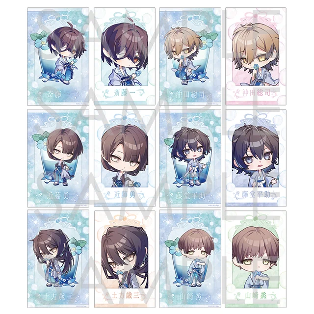 【Rejet Galerie Blanche】 2月21日(土)発売 · • -– ٠ ✤ ٠ -– • · 新撰組勿忘草 「水鏡の約束」 ・缶バッジ:495円 ・キラキラつながるアクリルストラップ :660円 ・ポラ風ラメカード:385円 ・アクリルフィギュアスタンド:各1,540円 · • -– ٠ ✤ ٠ -– • · #リチェリ #リジェリー
