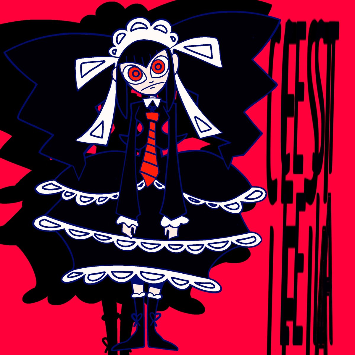 CHUBI1I's tweet photo. CELESTIA LUDENBERG! #danganronpa #fanart #draw https://t.co/swO4T8OZ9p