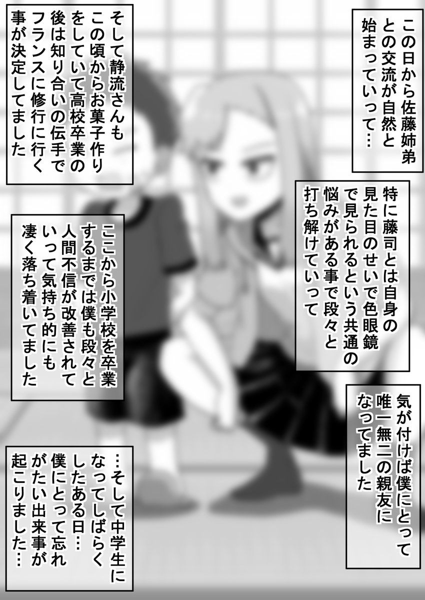 ユウリの過去前編(12/12)
次回後編!地獄の中学生時代編!(゜□、゜) 