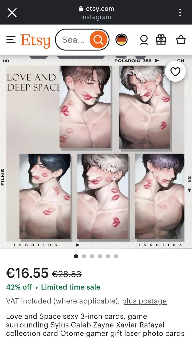 NikiClumsy's tweet photo. Hello everyone~
About a month ago I discovered that my artworks lads kiss marks were being sold on several shopping sites without my consent.. I’m the artist, and I do not authorize anyone to sell my art..
#ArtTheft #LoveandDeepspace https://t.co/KuYiNyHXT4