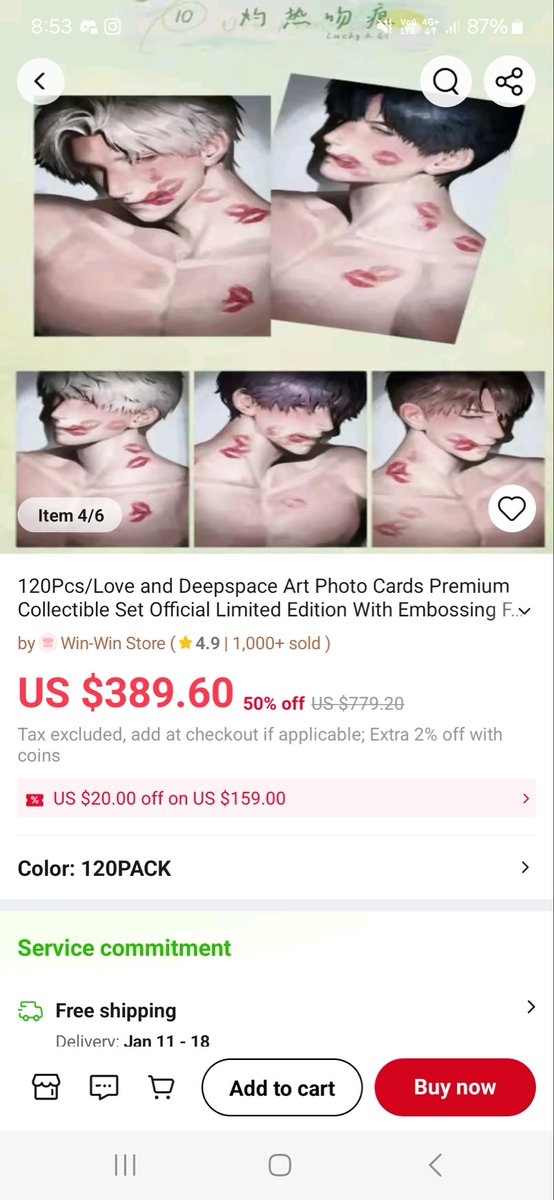 NikiClumsy's tweet photo. Hello everyone~
About a month ago I discovered that my artworks lads kiss marks were being sold on several shopping sites without my consent.. I’m the artist, and I do not authorize anyone to sell my art..
#ArtTheft #LoveandDeepspace https://t.co/KuYiNyHXT4