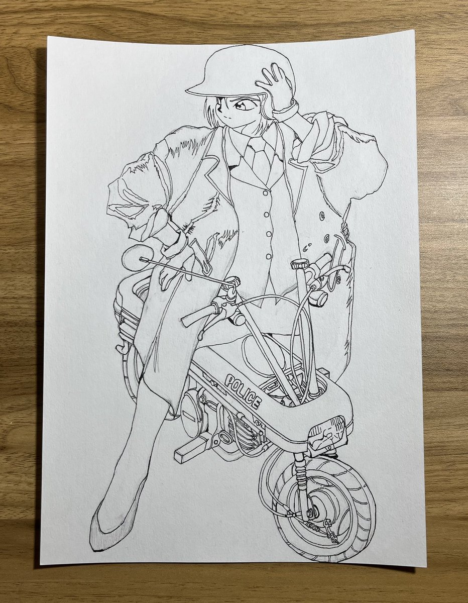下書き+ペン入れ 完了

先月OVAの『逮捕しちゃうぞ』Blu-ray が発売されて,私自身アニメで先に知った作品ではあるけど原作の藤島先生の絵柄もとても好き

今年は原作漫画40周年と
アニメ第1期が30周年を迎えるから
原作とアニメ版両方の絵を描きたい

#藤島康介 #逮捕しちゃうぞ
#辻本夏実 #モトコンポ