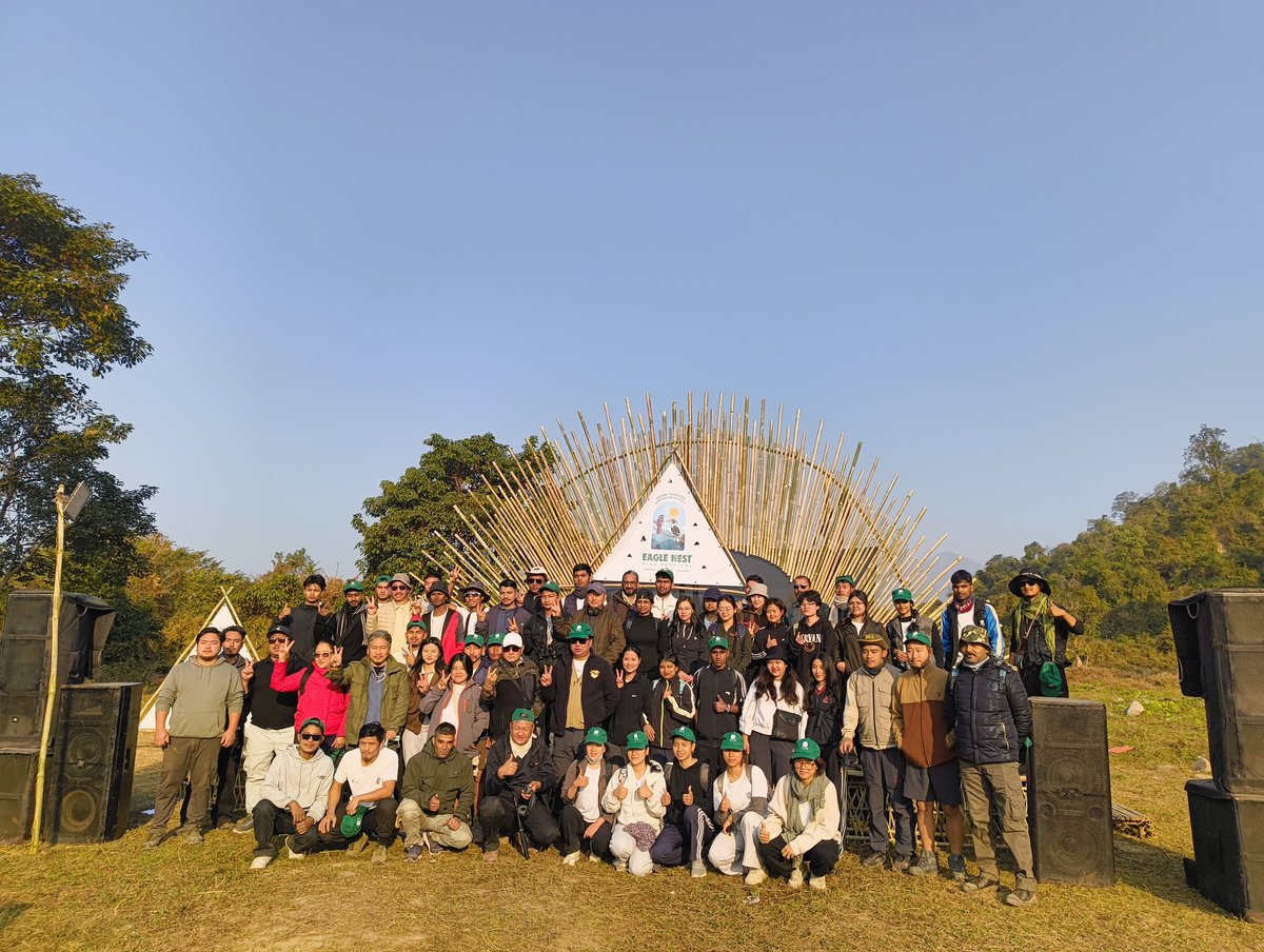 GCBNSSunit's tweet photo. The NSS Volunteers (09 students) of Government College, Bomdila participated in the Eaglenest Jungle Retreat &amp; Bird Festival 2026 (Aeroeast) which held from 8th–10th February 2026 at Eaglenest Wildlife Sanctuary, Kamengbari Area, West Kameng District, Arunachal Pradesh. https://t.co/g0PFQYVT4h