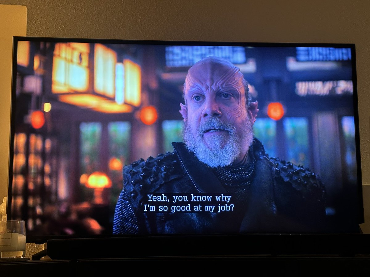 kevinwinston's tweet photo. Star Trek Starfleet Academy episode 6 is so good - they're in space at a star ship graveyard with suddenly real stakes.

Furies villains are creepy.

Paul Giamatti is back! https://t.co/NOwng95V1w