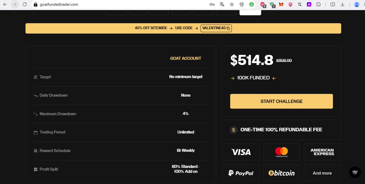 skyphuongs4's tweet photo. @EdwardXLreal @GoatFunded
I saw quite a few videos sharing information, so I decided to check it out.
There are quite a few benefits, if you are a trader looking for opportunities to receive funding for forex trading...
Link : https://t.co/cGQReVrcj8 https://t.co/lno6aWivv3