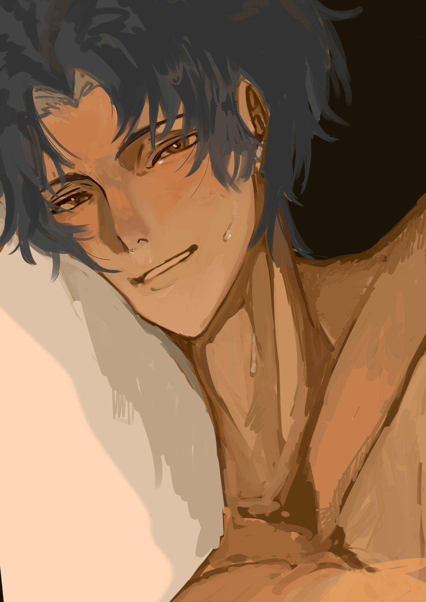 厚塗り練習
⚠️背後