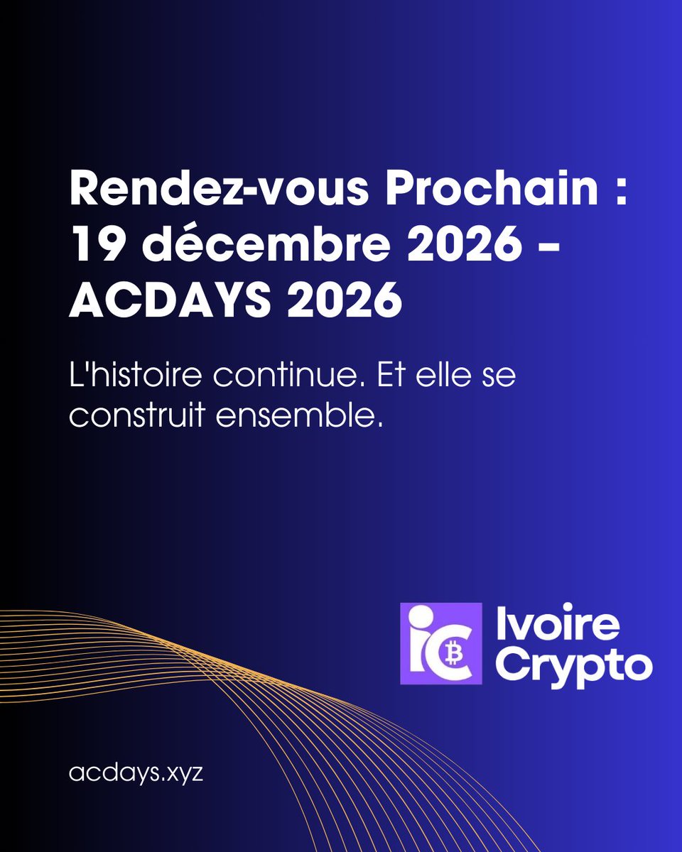 Abidjan Crypto Days tweet media