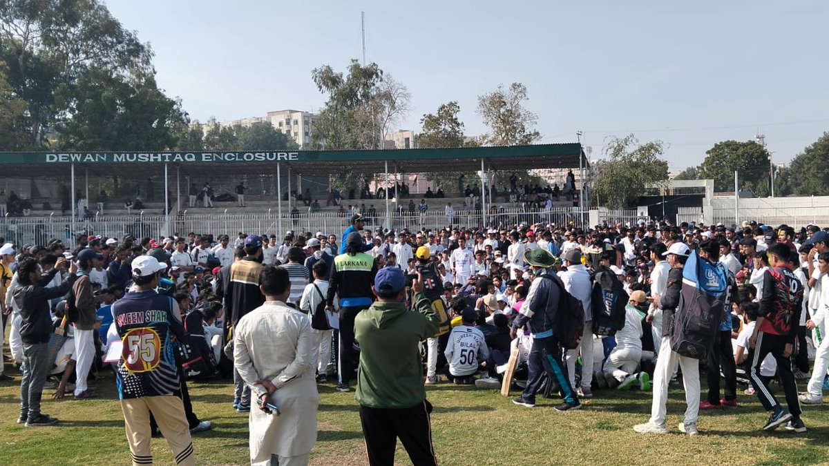 TheRealPCB's tweet photo. ✨ PCB Future Stars Talent Hunt Programme trials begin at Niaz Stadium, Hyderabad 🏏

#PakistanFutureStars #PCBTalentHuntProgramme #TalentHuntProgramme https://t.co/ibwz19Ll1c