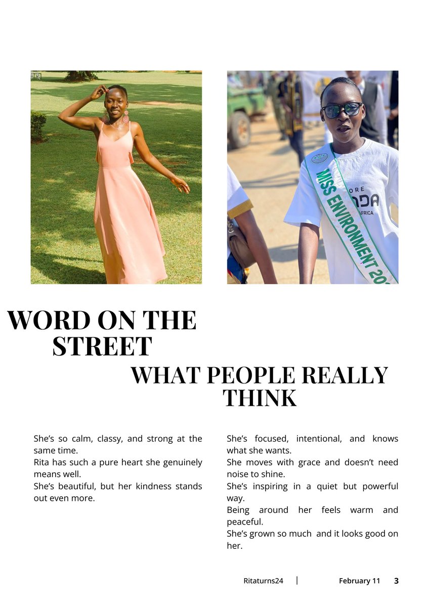 Angwec Rita (Miss Environment Uganda 2025) tweet media