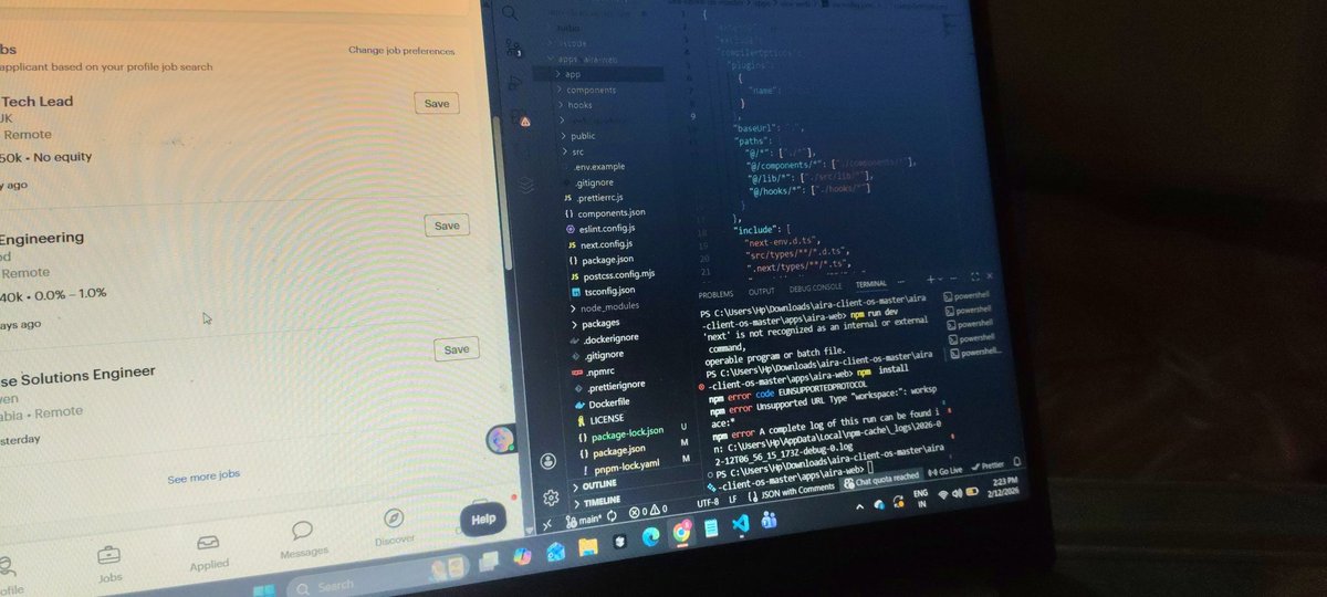 jugaadcode55724's tweet photo. Day 9/30-
So we heard back from the startup tht I've applied job for few days back
I got selected for the next round interview
So today's agenda is preparing for the interview and hoping for the best.
And if it goes wrong I will make sure I won't get sad over it and still grind. https://t.co/N6Jshha5Hs