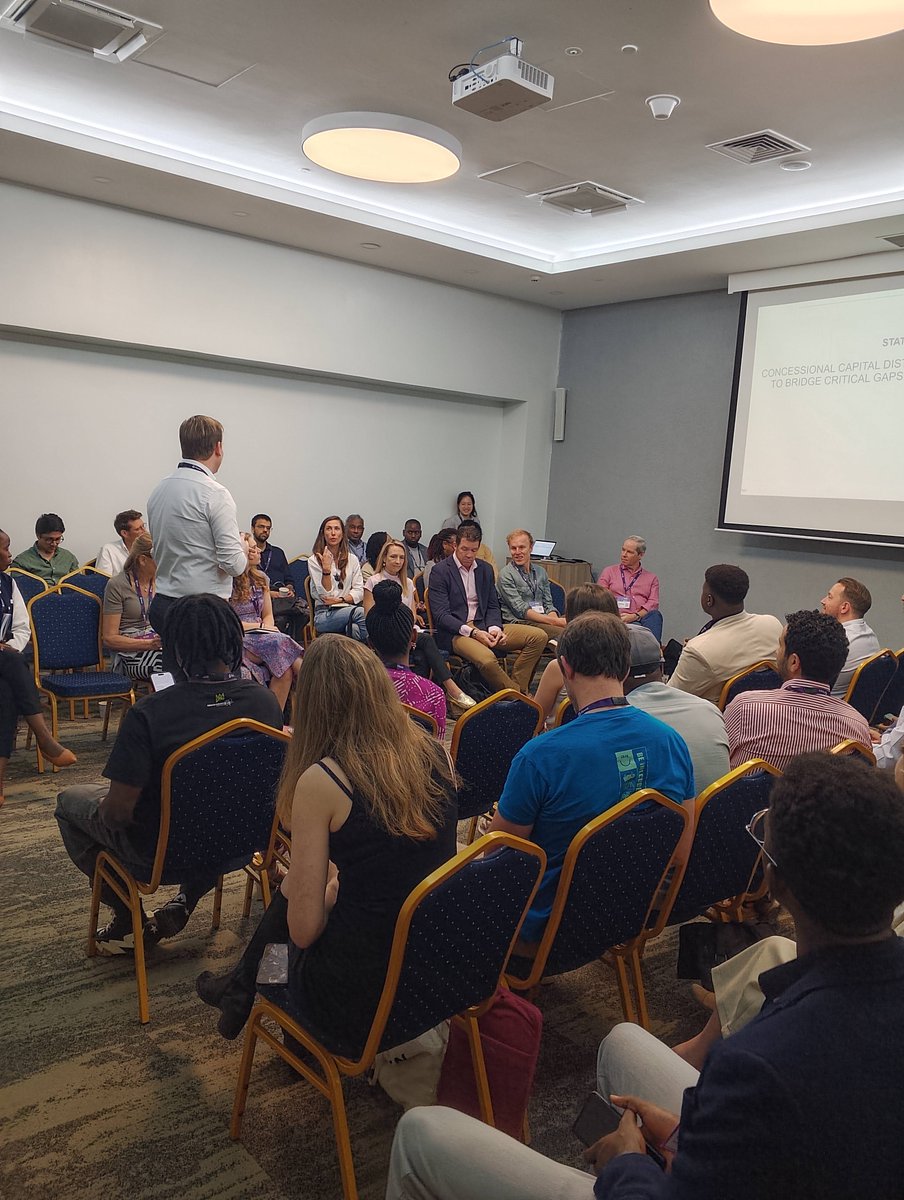 AfricaTechSMT's tweet image. Early Stage Debt: An Honest Conversation" masterclass is underway! FMO’s Pim Engels is breaking down how startups can leverage debt without the burn.
Takeaway: Debt isn't just for the big players; early-stage founders need it to scale sustainably! #ATS2026 #Financing #Startups