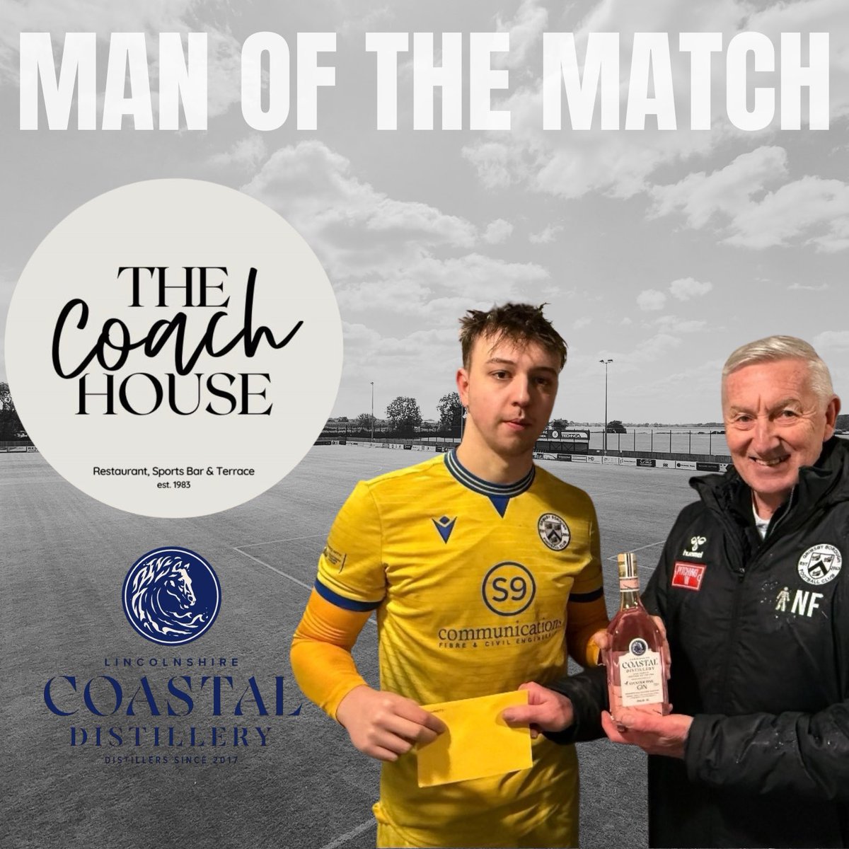 The Coach House Man of the Match | Consett

Our Coachy Man of the Match for our defeat against Consett AFC on Tuesday evening was Kian Johnson.

Kian was presented with The Coachy £50 voucher and a <a href="/CoastalDist/">Coastal Distillery</a> bottle of pink gin for his efforts.

#oneboro