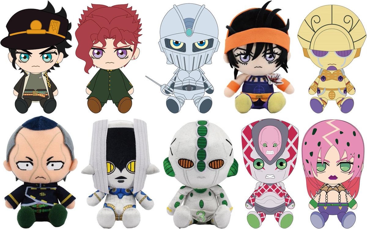 6体セット chibiぬいぐるみ ジョジョの奇妙な冒険