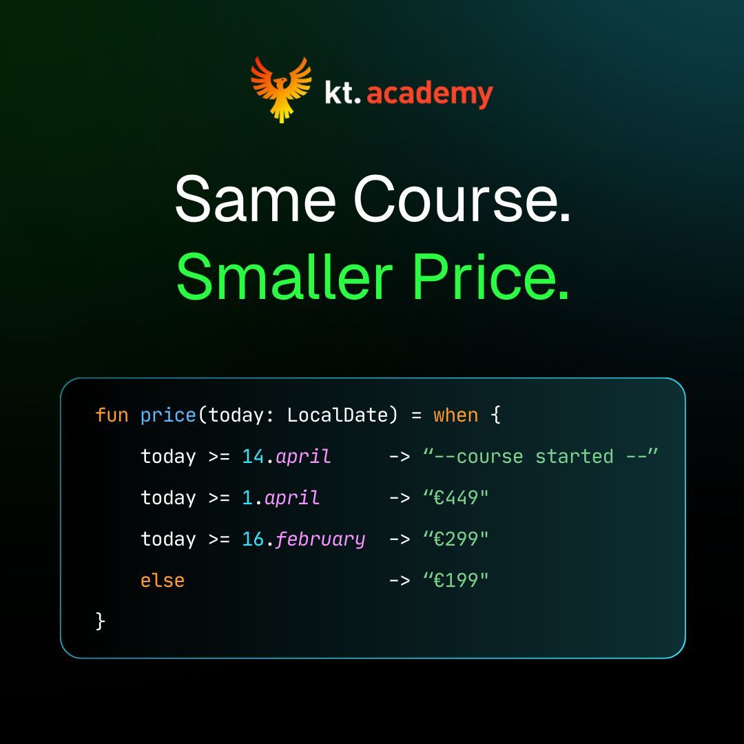 As programmers, we value efficiency—less code, fewer resources, cleaner solutions.

Paying more for the same result isn’t efficient.

Advanced &amp; Polished Compose delivers the same structured path to compose expertise: lessons, exercises, community discussions and Q&amp;A that all