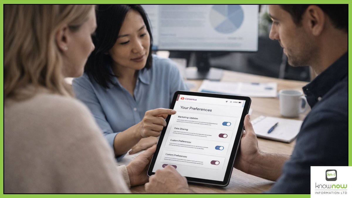 Consent should be clear, auditable, and human-centred.

𝗖𝗼𝗻𝘀𝗲𝗻𝘁𝘂𝗮 helps organisations manage consent and preferences with transparency and control.
consentua.com