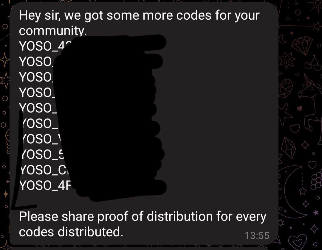 🔥🪂YOSO Invite Code Raffle (Limited)

Got 10 invite codes straight from the <a href="/yososocial/">Yoso 👁️ - Social Prediction</a> team👀
Giving them away to the community

🔶Watch Video to Understand easily
🔶Watch Video to Understand easily

🦋Video: youtu.be/fP2afhyTpIQ

How to enter👇👇👇👇

1️⃣Follow
