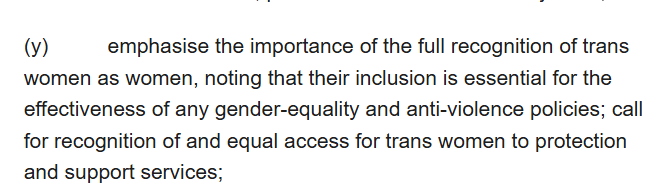 RoisinMichaux's tweet image. BREAKING: The EU Parliament has voted to recognise "trans women" as women for all purposes, explicitly calling for them to be granted access to women-only domestic violence shelters and refugees.

An EU delegation will present this radical recommendation at the UN Commission on…