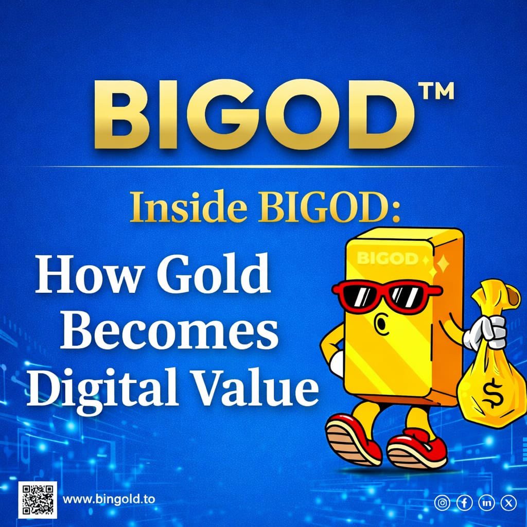 🔥 DAY TASK | $1,000 Pool | 5 Winners

BIGOD runs on BNB Chain, backed by audited physical gold with a built-in Gold Floor

💬 If markets turn volatile, why could BIGOD matter more?

To stay eligible:
✅ Follow <a href="/BiGODToken/">BIGOD</a>
🔁 Repost this post
💬 Comment your answer + wallet