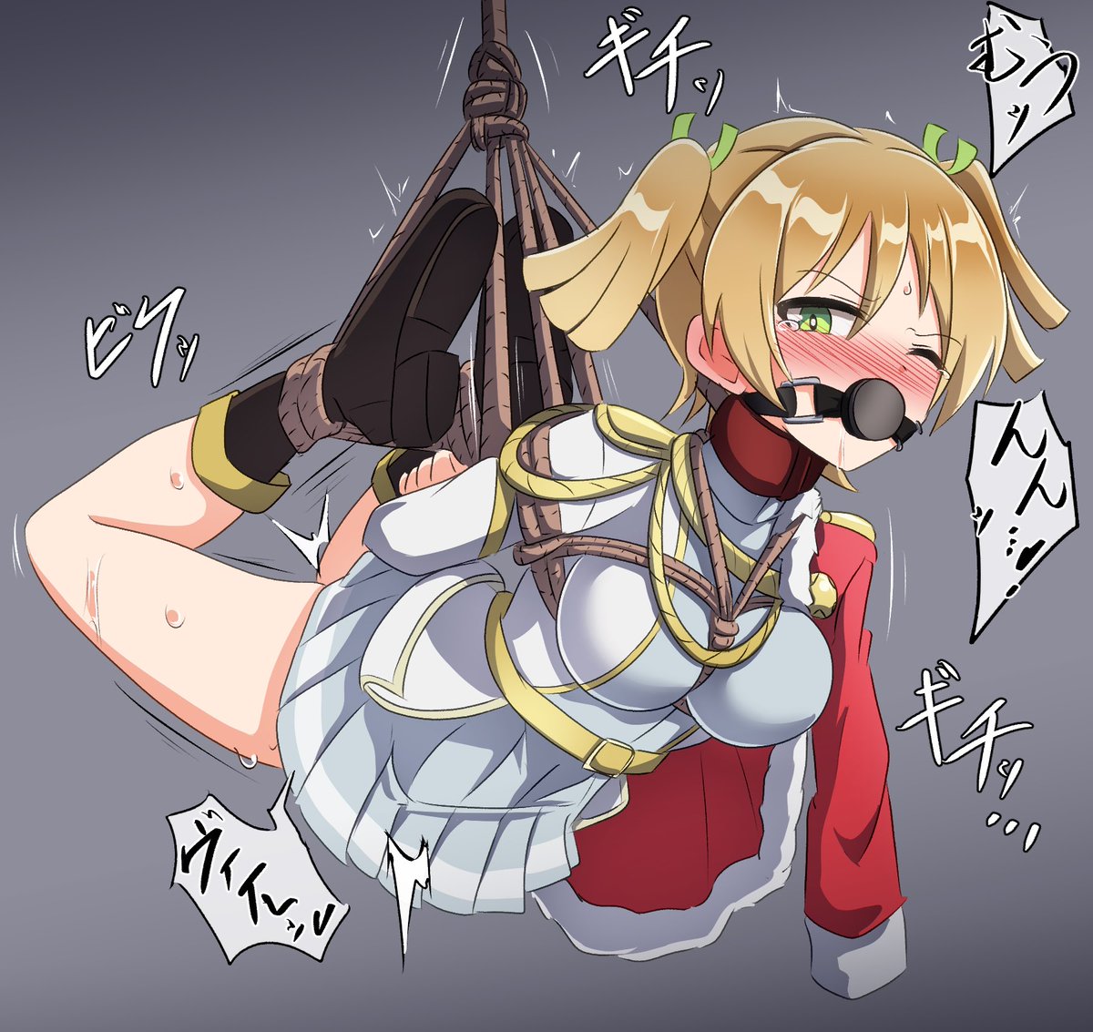 skebより、ななさん吊り下げ拘束バイブ責め。 