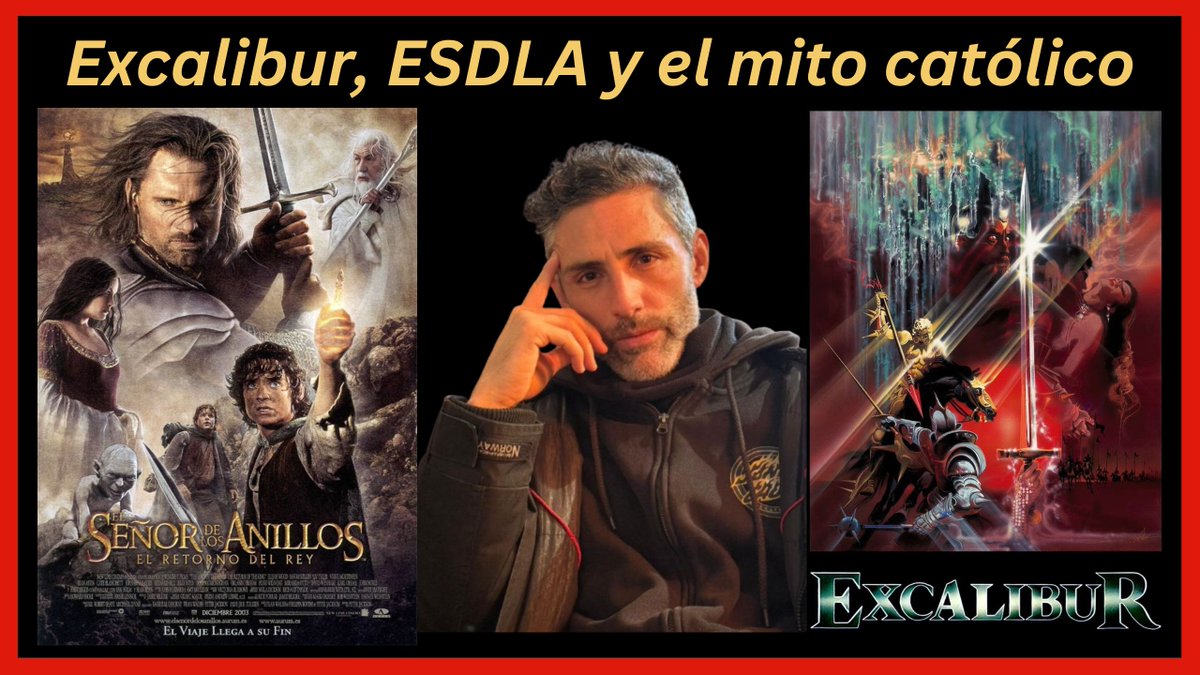 Esta noche, 22:00: Excalibur, El Señor de los Anillos, y el mito Católico. Elementos arquetípicos de la fantasía Artúrica. En twitch.tv/inside_proxy y youtube.com/live/K082yiudh…