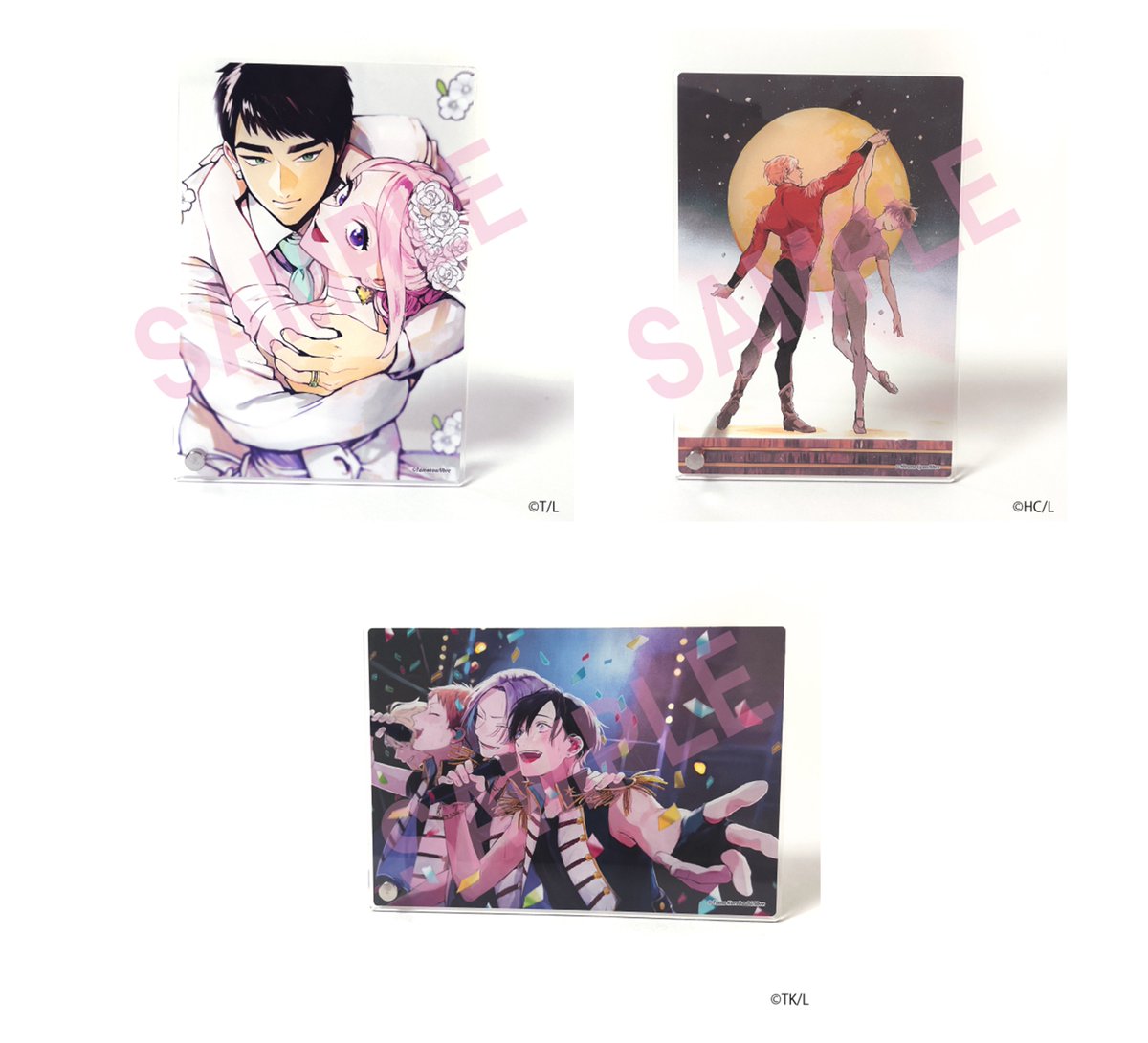 ✨新グッズ情報✨ ・アクリルプレート (やまねあやの、外岡もったす