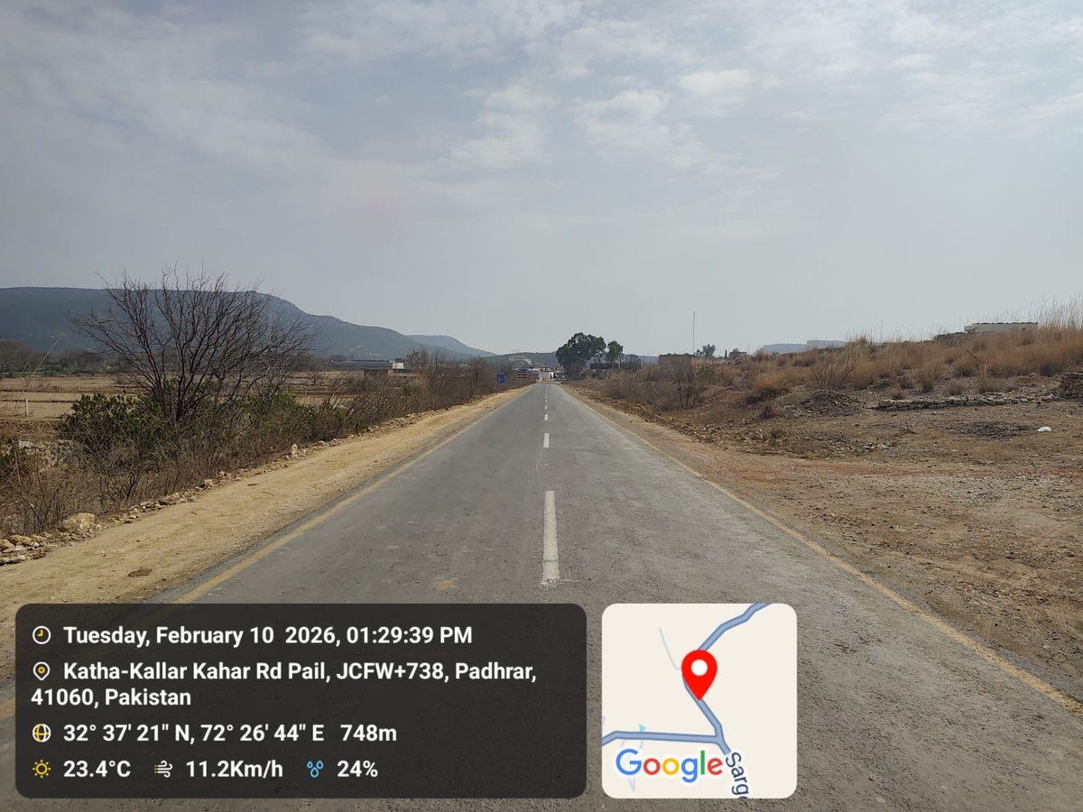 cwdpunjab's tweet photo. #سڑکیں_بحال_پنجاب_خوشحال
Under Chief Minister Roads Restoration Program, Rehabilitation of Khushab Pail Chakwal Road (Length 48.88 Km) District #khushab
#roadsrestorationprogram #roadinfrastructure #InfrastructureRevolution #DevelopingPunjab #PunjabProgress #Chakwal https://t.co/kC7A0oSyvp
