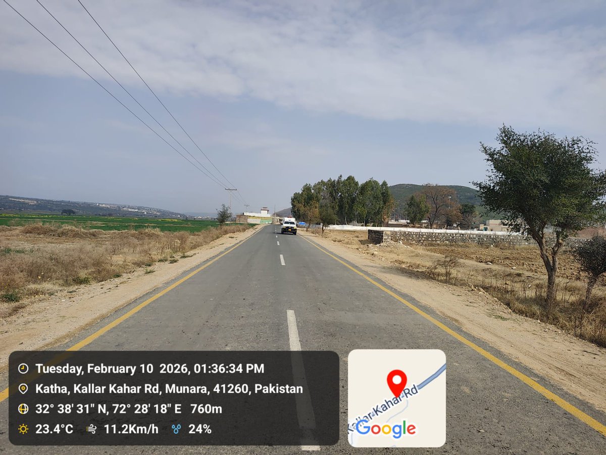 cwdpunjab's tweet photo. #سڑکیں_بحال_پنجاب_خوشحال
Under Chief Minister Roads Restoration Program, Rehabilitation of Khushab Pail Chakwal Road (Length 48.88 Km) District #khushab
#roadsrestorationprogram #roadinfrastructure #InfrastructureRevolution #DevelopingPunjab #PunjabProgress #Chakwal https://t.co/kC7A0oSyvp