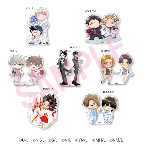 ✨新グッズ情報✨ ・クリアステッカーセットC 7枚組 (ウノハナ