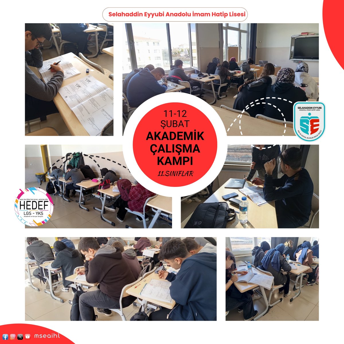 11. sınıflarımız için "Akademik Çalışma Kampı"mız başladı .

Öğrencilerimiz iki gün boyunca öğretmenlerimizin hazırladığı kamp kitap çığından konularını tekrar edip sorularını çözecekler.