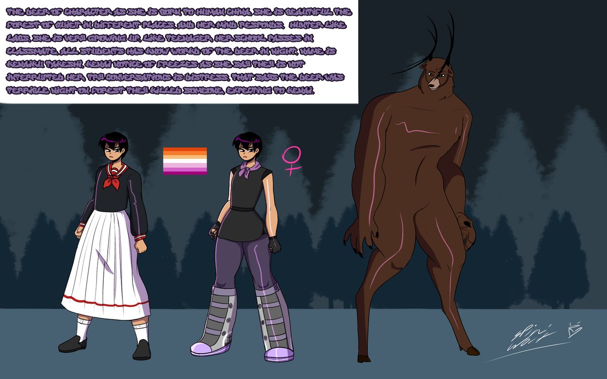 SpiniwolfZ's tweet photo. Kenaiku Takeshi. (The Deer)

Lesbian, female, china, from japan, age 15, human and creatures transformation

#FYP #spiniwolf #99nightsintheforest #auart #fypシ #au #kenaikutakeshi https://t.co/FrFCS6b0as