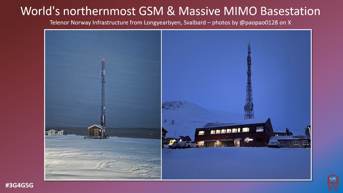 3g4gUK's tweet image. Operator Watch Blog: How Telenor Keeps Svalbard Connected at the Edge of the World - operatorwatch.com/2026/02/how-te…

#3G4G5G #OperatorWatch #4G #LTE #5G #Svalbard #Longyearbyen #Norway #Telenor #TelenorNorge #TelenorSvalbard