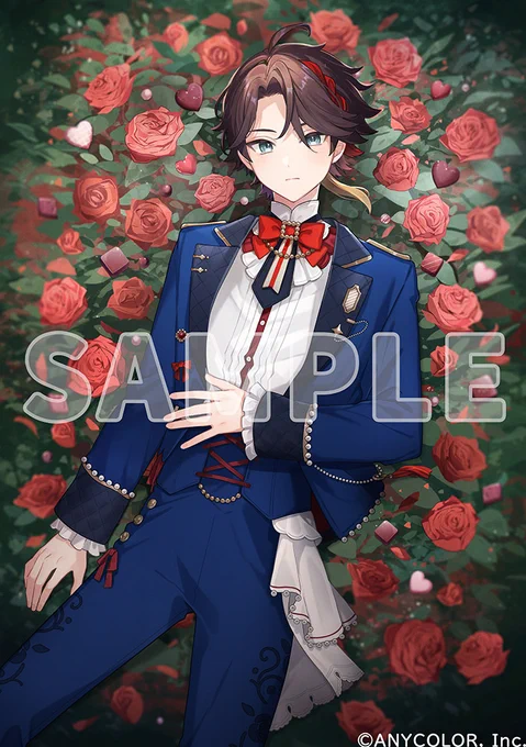 にじさんじ『Rose Valentine』グッズ 三枝明那さんと花籠つばささんのビジュアル担当させていただきました!