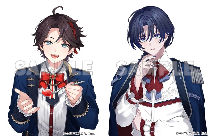 にじさんじ『Rose Valentine』グッズ 三枝明那さんと花籠つばささんのビジュアル担当させていただきました!