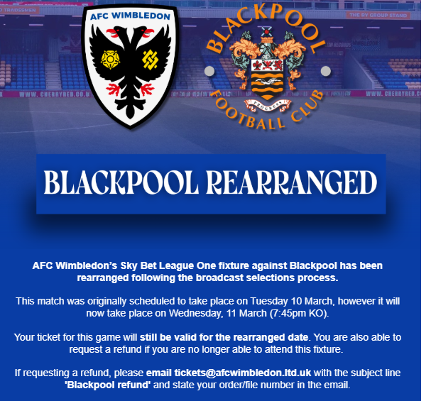 DerekSMackenzie's tweet photo. @davidstoker_lfc @dundeeunitedfc That's really poor from United.  Here's how it can and should be done, from an email I received yesterday https://t.co/RFRUUIF3T5
