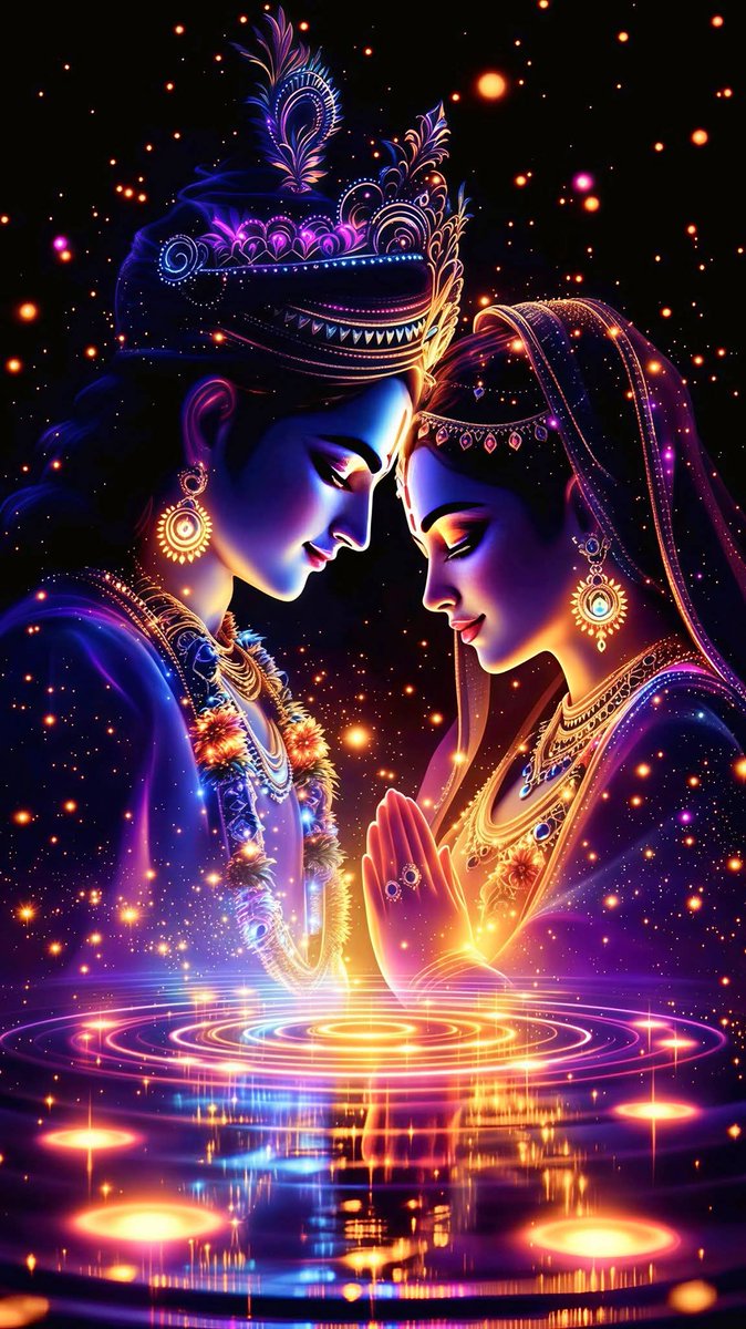 राधा-कृष्ण प्रेम और भक्ति के शाश्वत प्रतीक हैं
उनके नाम में ही माधुर्य है और जीवन में आनंद
का प्रकाश। 
जय श्री राधे कृष्णा राधे राधे❣️🙏

#GodAfternoonThursday