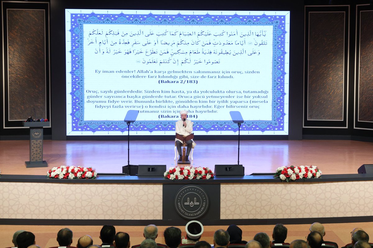 Diyanet İşleri Başkanı Prof. Dr. Safi Arpaguş, Ramazan ayının temasını duyurdu: “Ramazan, Cami ve Hayat”

diyanet.gov.tr/tr-TR/Kurumsal…