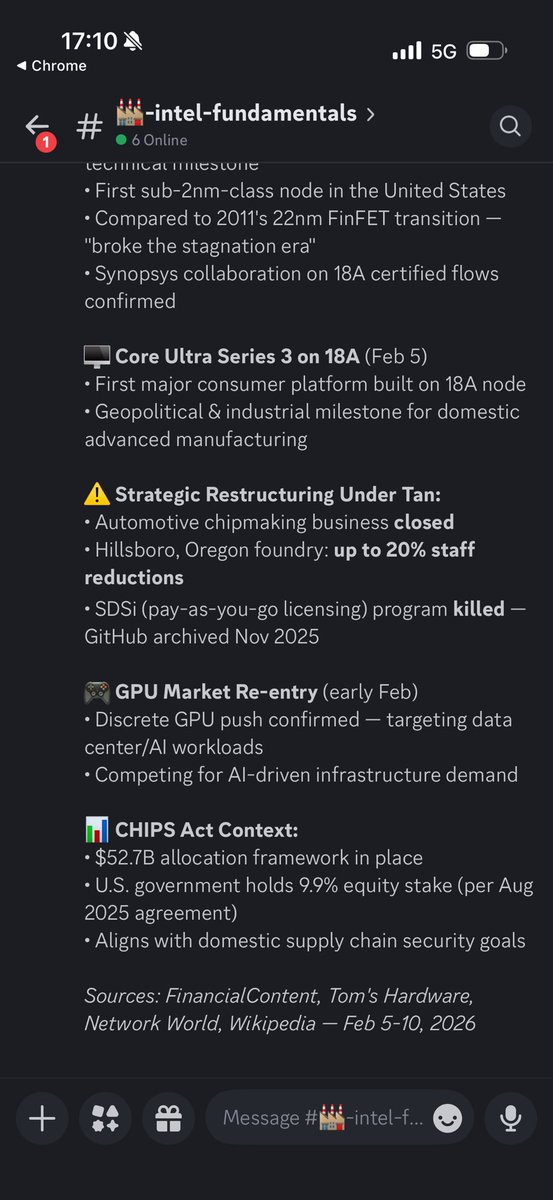 IntelBull_'s tweet image. Join a professional-grade Intel (INTC) research community with dedicated channels for every angle:

**📰 intel-news-hub** — Curated news + sentiment analysis (3-day freshness filter)

**💰 intel-market-data** — Live prices, technicals, short interest, position tracking

**🎯