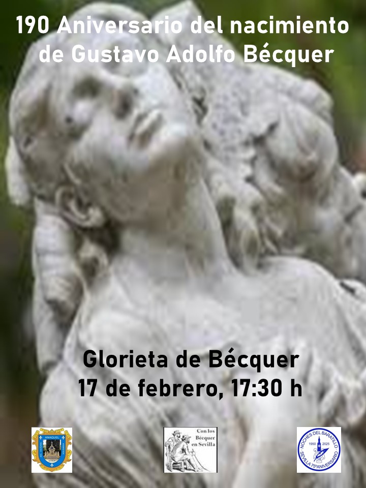 PilarAlcalaGarc's tweet photo. #FebreroMesDeBécquer
El martes 17 se cumplen 190 años del nacimiento de Gustavo Adolfo Bécquer. Si quieres celebrarlo, te esperamos. Leeremos textos de Bécquer y merendaremos en el rincón más bonito del Parque de María Luisa. https://t.co/ufvmaS54gk