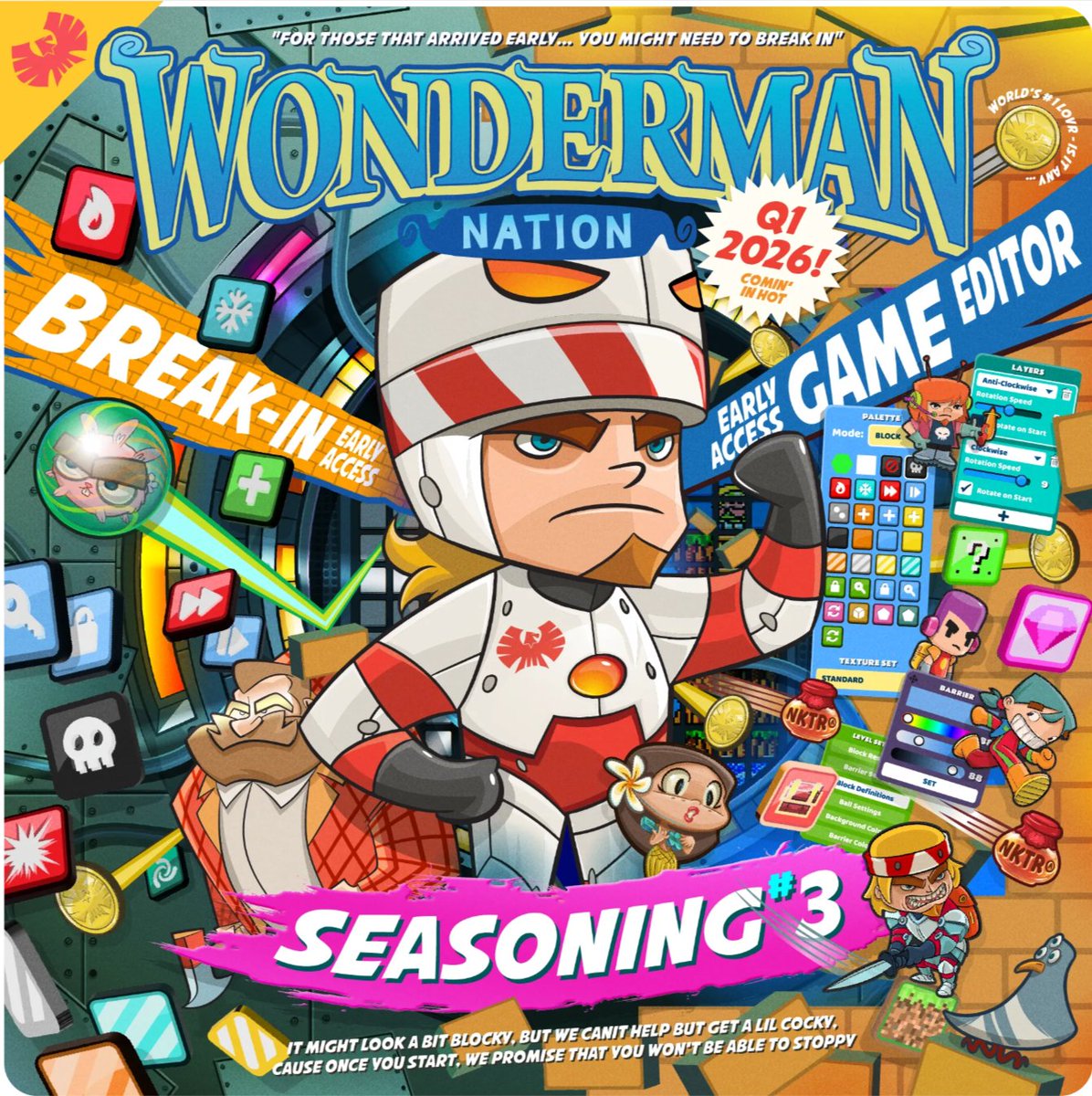 ☀️ GOOD MORNING WONDERFAM! ☀️

🚀 Seasoning #3 candidate is now LIVE! 🚀

If you’ve already got the game open, make sure to:
🔄 Log out &amp; back in
or
⌨️ Press Ctrl + F5 for a hard refresh
Once refreshed, you should see the game running on the stable1 domain ✅
Seasoning #3 is