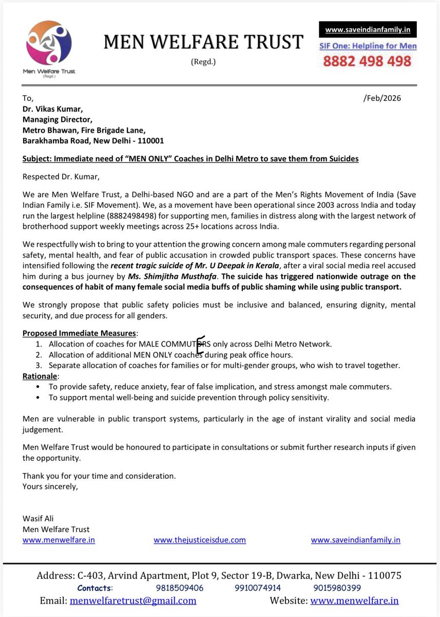 Men Welfare Trust tweet media