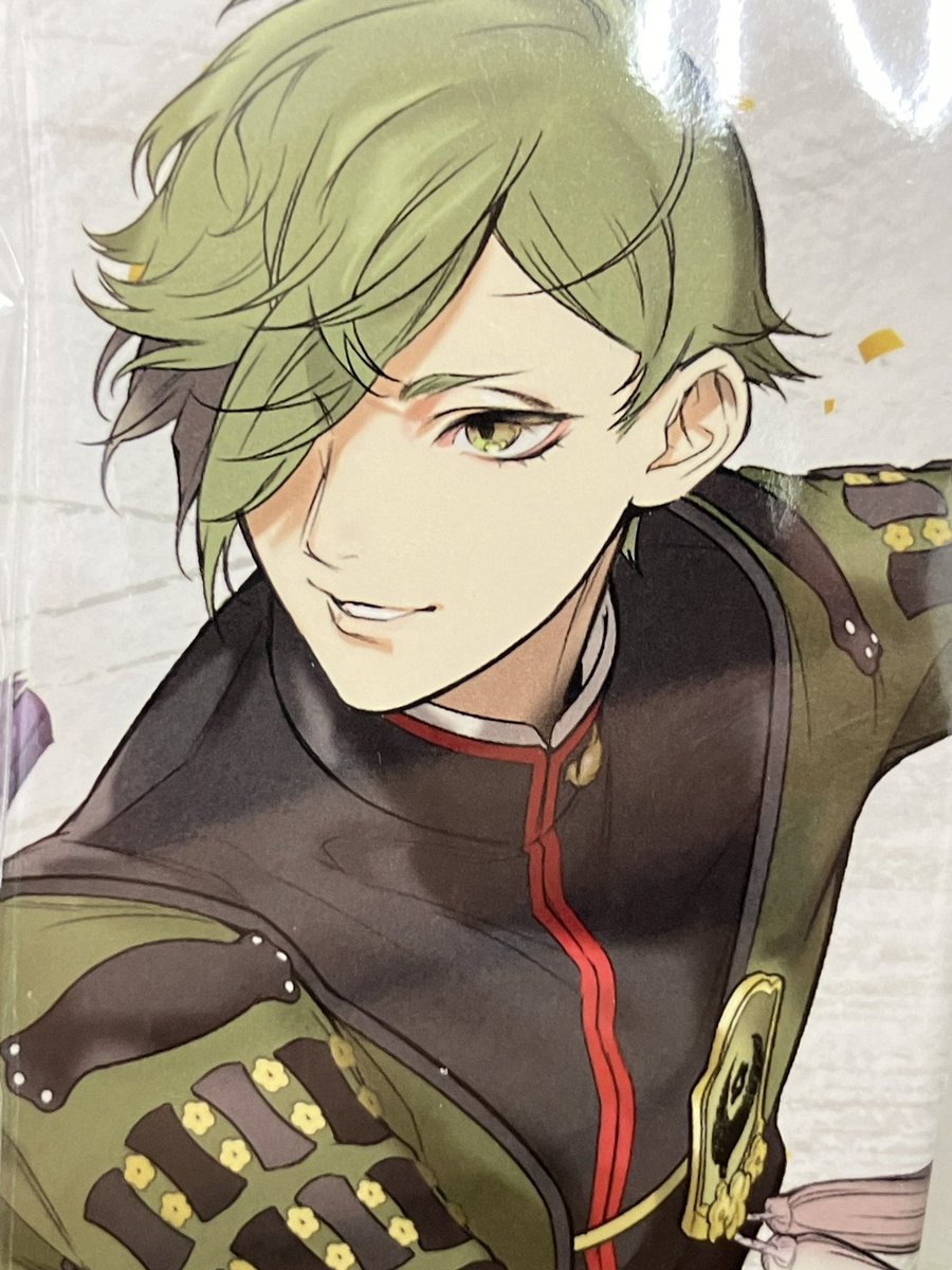 入荷情報】 刀剣乱舞 とうらぶ 五周年 スクエア缶バッジ 鶯丸 再入荷