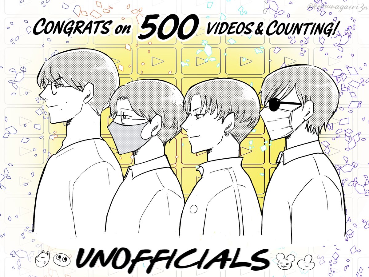 komuragaeri3n's tweet photo. 改めまして㊗️500本🎉
本当に日々の励みです✨

#非公式ズ500本
#非公式ズ https://t.co/I5u7PkbvBD