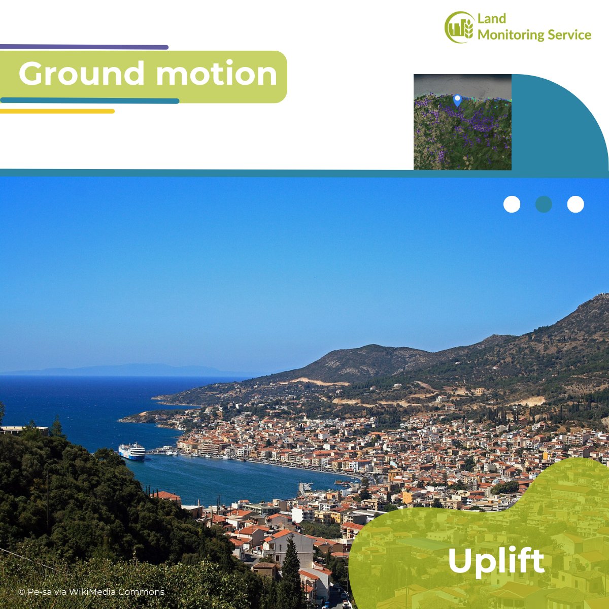 CopernicusEU's tweet photo. From sinking coastlines 🌊 to rising land &amp; active volcanoes 🌋, ground motion shapes lives, infrastructure, landscapes across Europe. 

Our Ground Motion snapshot turns often-invisible changes into clear, visually-based stories.

#CopernicusEU #CLMS

🔗 https://t.co/KFWej4KDot https://t.co/UFpmAkBEtO