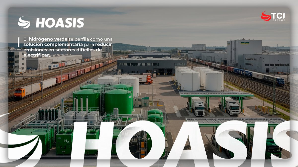 🔍 Comprender los retos y las distintas alternativas energéticas es clave para avanzar hacia sistemas más sostenibles.

👉 ¿En qué sector crees que el #HidrógenoVerde tendrá mayor impacto en los próximos años?
 
#TCI #EnergíasRenovables #EnergíaLimpia #EnergíaPositiva #HOASIS
