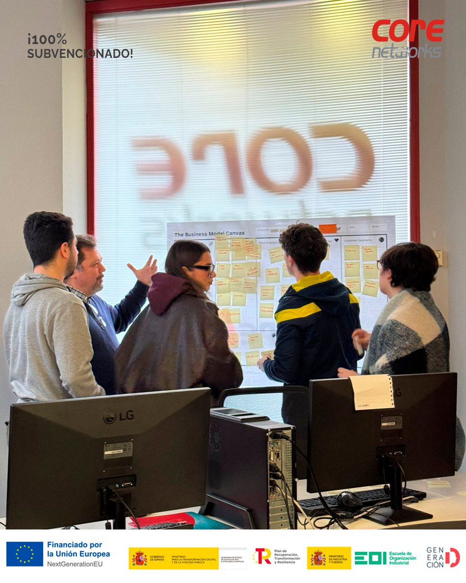 En nuestra última sesión del programa Agentes del Cambio (con <a href="/eoi/">EOI</a>), hemos utilizado el Business Model Canvas y analizado las propuestas de valor para entender qué hace que una empresa tecnológica no solo sea innovadora, sino también rentable y sostenible.