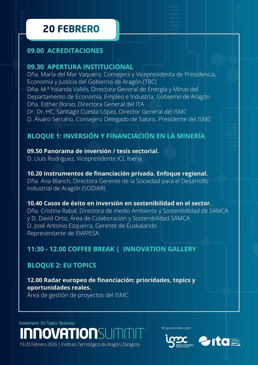 Iberian Sustainable Mining Cluster (ISMC) tweet media