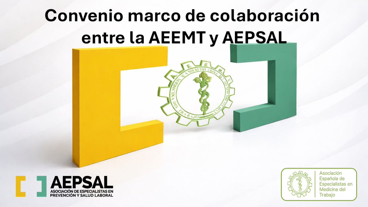 𝗟𝗮 𝗔𝗘𝗘𝗠𝗧 𝘆 𝗹𝗮 <a href="/Aepsal/">Aepsal altas@aepsal.com</a>  𝗳𝗶𝗿𝗺𝗮𝗻 𝘂𝗻 𝗖𝗼𝗻𝘃𝗲𝗻𝗶𝗼 𝗠𝗮𝗿𝗰𝗼 𝗱𝗲 𝗖𝗼𝗹𝗮𝗯𝗼𝗿𝗮𝗰𝗶𝗼́𝗻 𝗽𝗮𝗿𝗮 𝗶𝗺𝗽𝘂𝗹𝘀𝗮𝗿 𝗹𝗮 𝗲𝘅𝗰𝗲𝗹𝗲𝗻𝗰𝗶𝗮 𝗲𝗻 𝗦𝗮𝗹𝘂𝗱 𝗟𝗮𝗯𝗼𝗿𝗮𝗹 🤝✨

🔗 Más información: aeemt.org/web/2026/02/12…

#AEEMT #AEPSAL