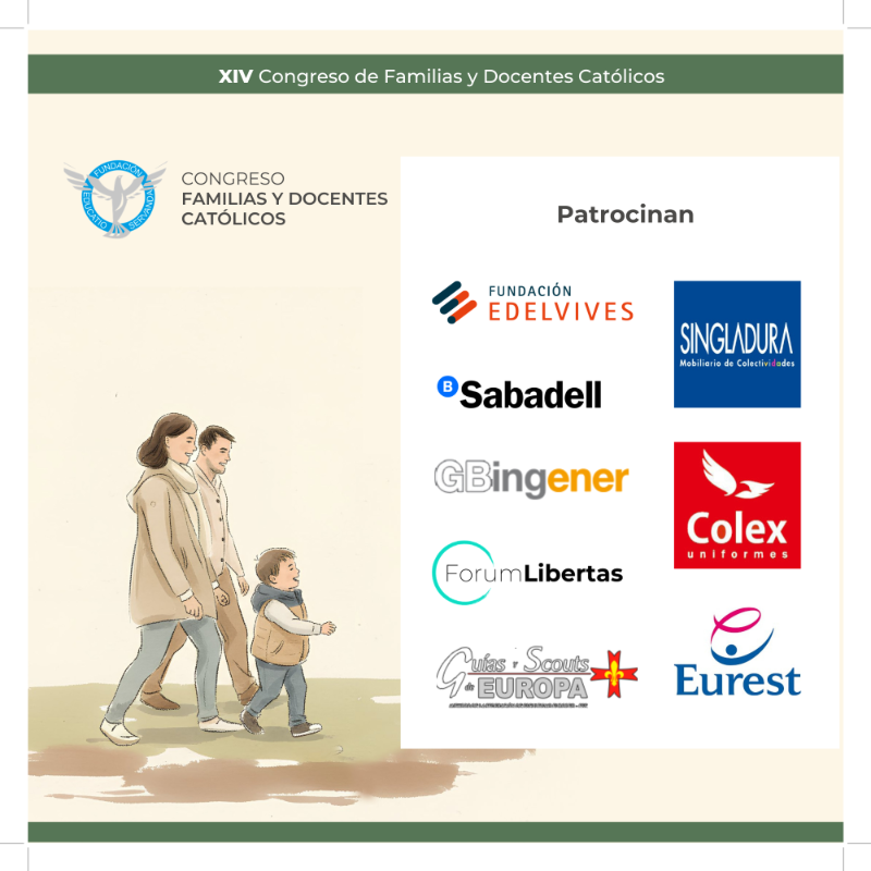 AGuzmanGalindo's tweet photo. XIV CONGRESO DE FAMILIAS Y DOCENTES CATÓLICOS de @EducatioServant
21 DE MARZO

10€ DESAYUNO Y COMIDA INCLUIDA
5€ GUARDERIA (3º+ GRATIS)

Intervienen: 
@jccorvera
@ObispoGines
Vicente Bellver
@jrhipola
@postmoderniting
Diego Blanco
@EGMaiquez
@CarlaRestoy
@Renezzbro
y mas...