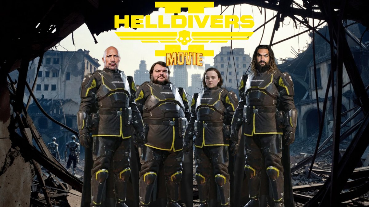 ArmieRuGa's tweet photo. Mis predicciones de el Cast de la Pelicula de #Helldivers2 que supuestamente se estrenara el 2027 y que triste y seguramente va a ser un bodrio monumental! https://t.co/TZGGGK6hta
