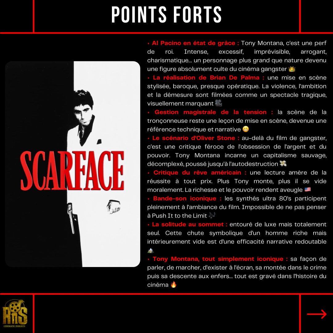 THE WORLD IS YOURS !
Quelle chance monumentale de le voir sur grand écran

#Scarface #TonyMontana #AlPacino #ClassicCinema #TheWorldIsYours